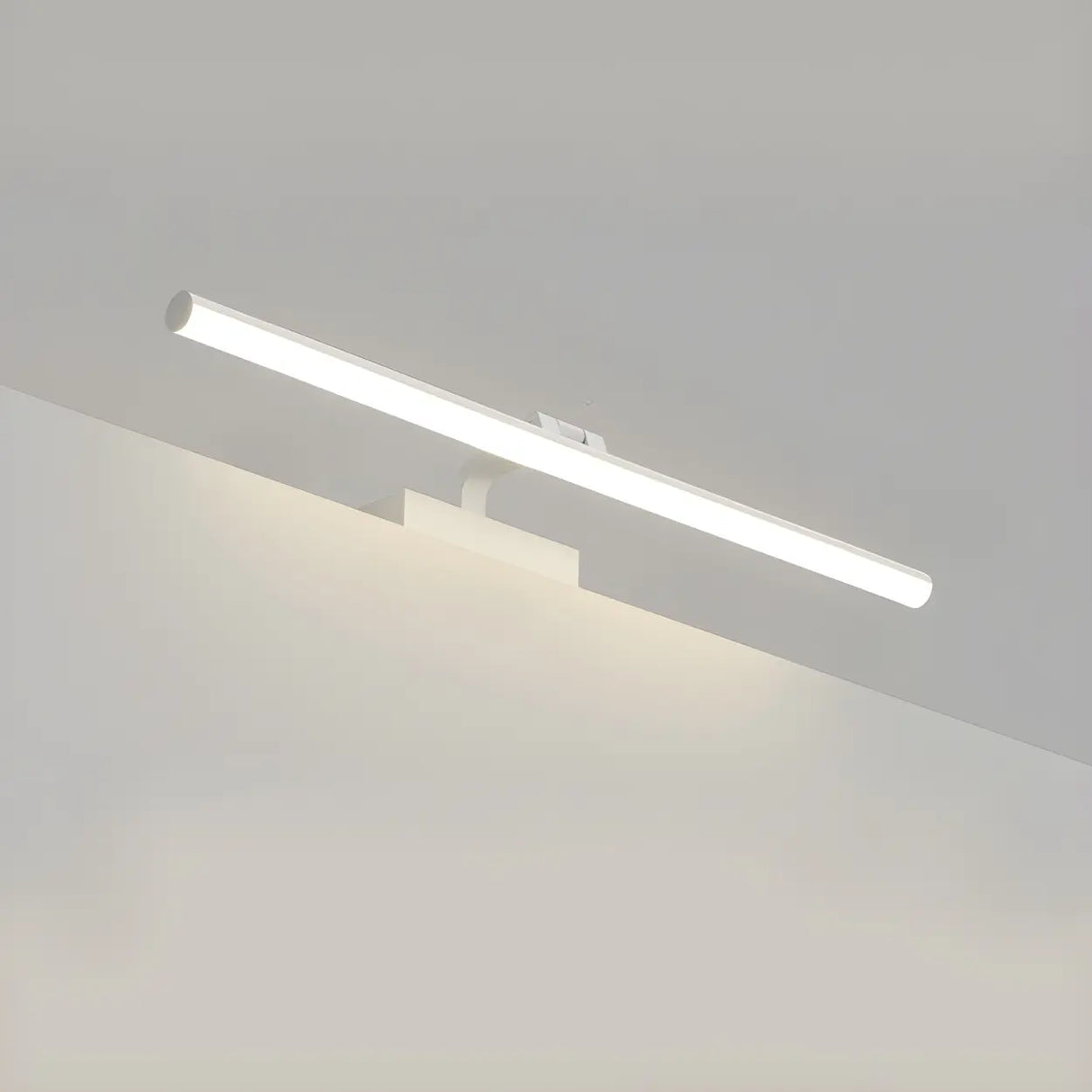 Bathroom Black Modern Linear Metal LED Vanity Light Image - 26