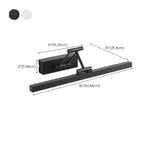 Bathroom Black Modern Linear Metal LED Vanity Light #size