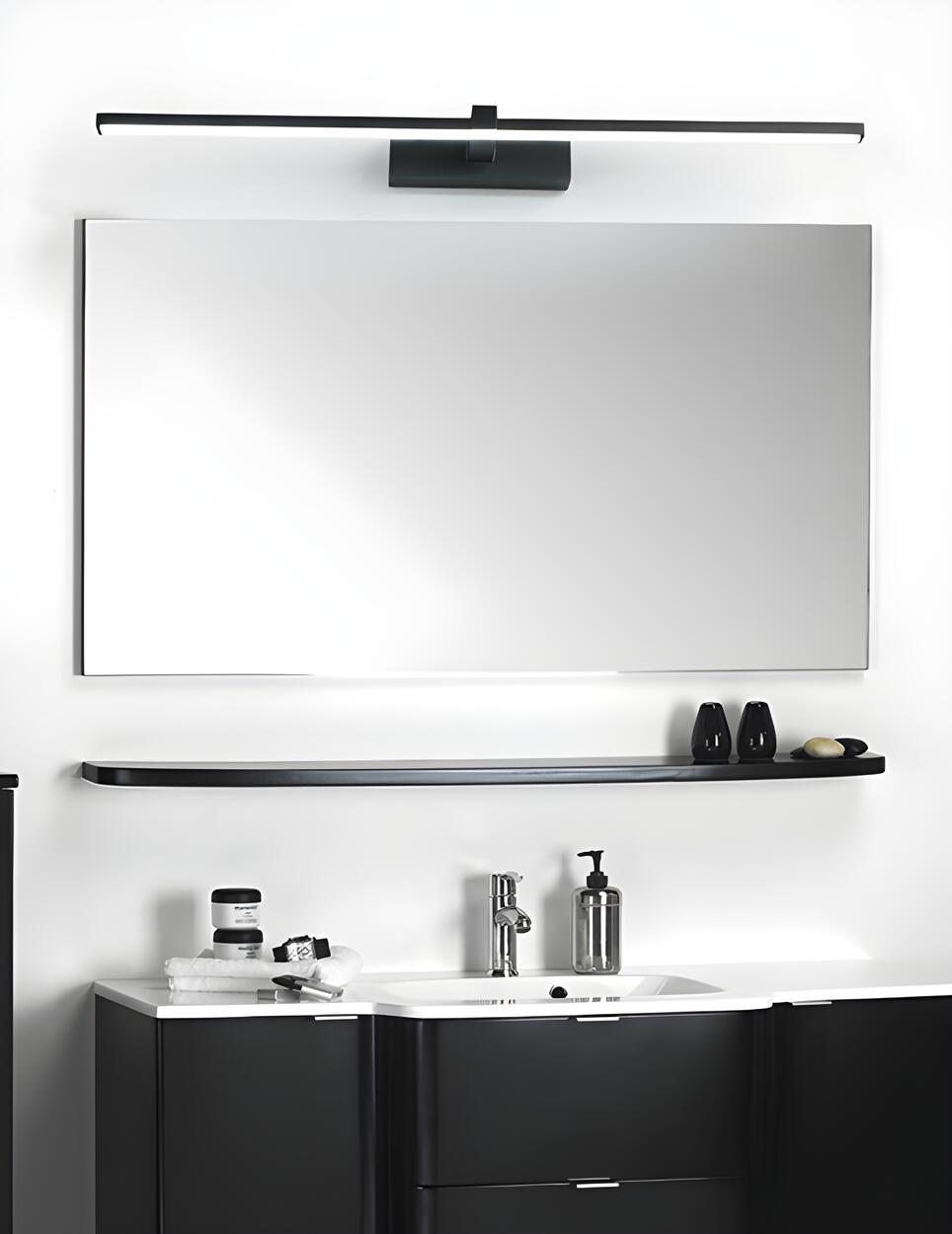 Bathroom Cabinet Stylish Anti-Fog Linear Vanity Light Image - 17