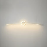 Bathroom Creative Minimalist Curved Strip Vanity Light Image - 2