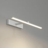 Bathroom Modern Metal Straight LED Mirror Vanity Light Image - 2