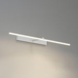 Bathroom Modern Metal Straight LED Mirror Vanity Light Image - 4