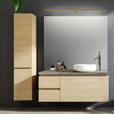 Bathroom Nordic Modern Long Strip Mirror Vanity Light Image - 15