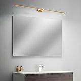 Bathroom Nordic Modern Long Strip Mirror Vanity Light Image - 3