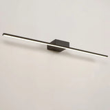 Bathroom White Modern Linear Metal LED Vanity Light Image - 13