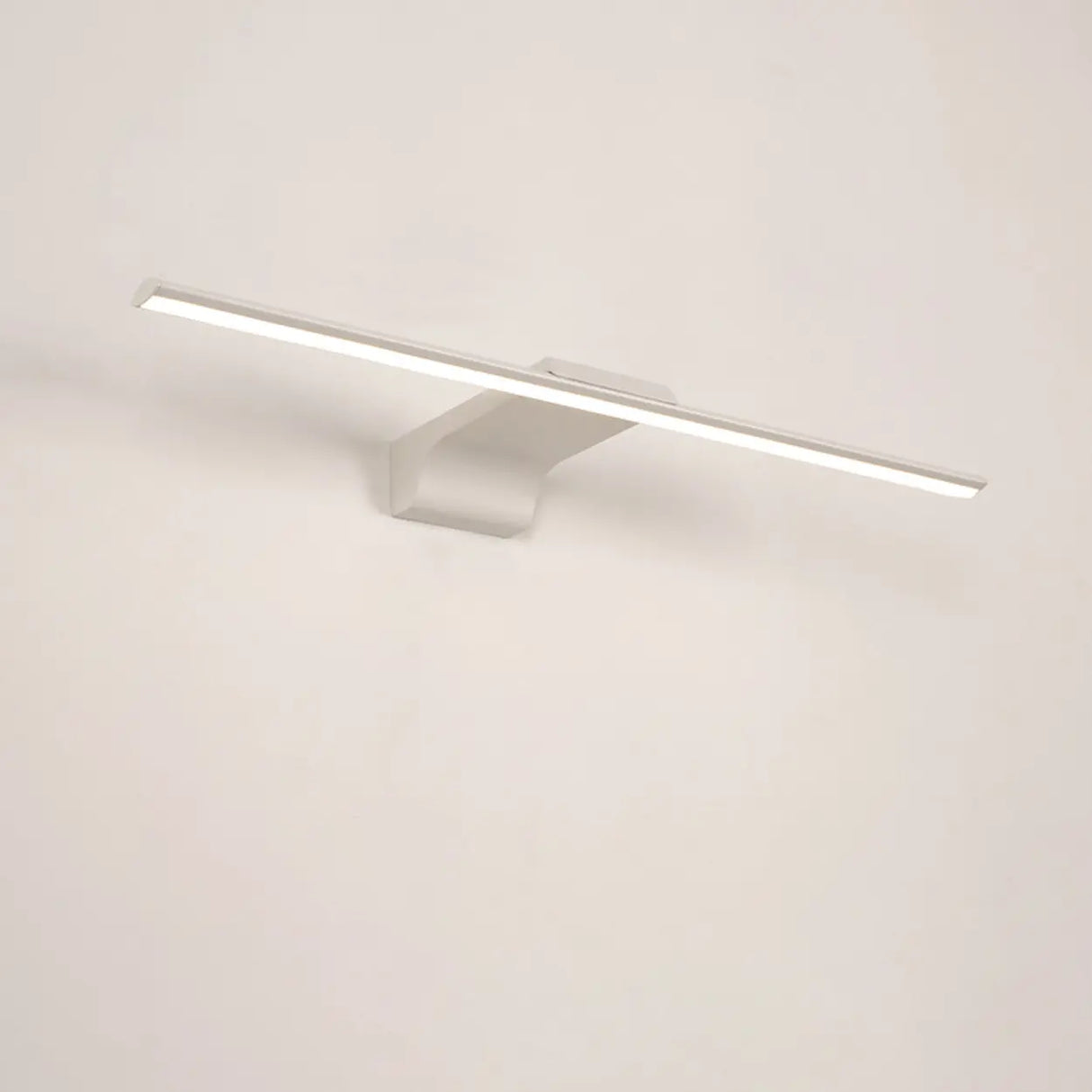 Bathroom White Modern Linear Metal LED Vanity Light Image - 19