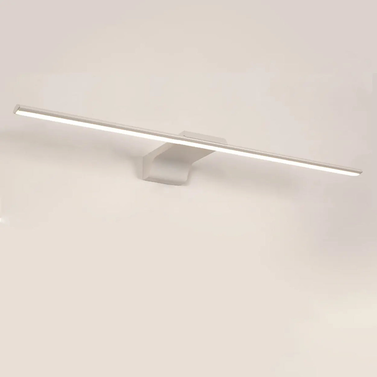 Bathroom White Modern Linear Metal LED Vanity Light Image - 20