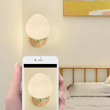 Beautiful Strawberry Shaped Wood Bedside Wall Sconce Image - 16