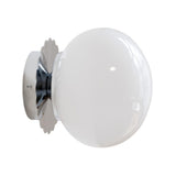 Beautiful Vitreous Cover Globe Glass Wall Sconce Image - 10