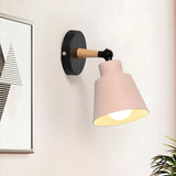 Bedroom Adjustable Grey Cone Metal LED Wall Sconce Image - 14