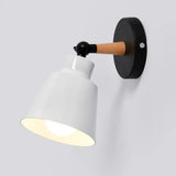 Bedroom Adjustable Grey Cone Metal LED Wall Sconce Image - 5