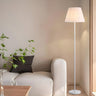 Bedroom Barrel Elegant White Column Floor Lamp Image - 9