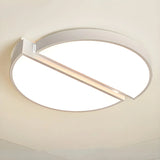 Bedroom Beige Square LED Flush Mount Ceiling Light Image - 14