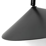 Bedroom Black Unique Cone Geometric Metal Table Lamp Image - 9