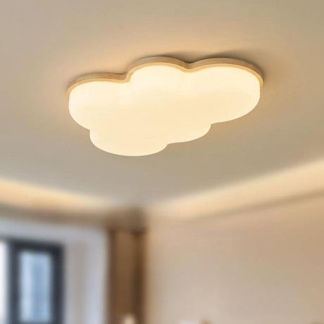 Bedroom Cloud-Shaped LED Flush Mount Ceiling Light Image - 2