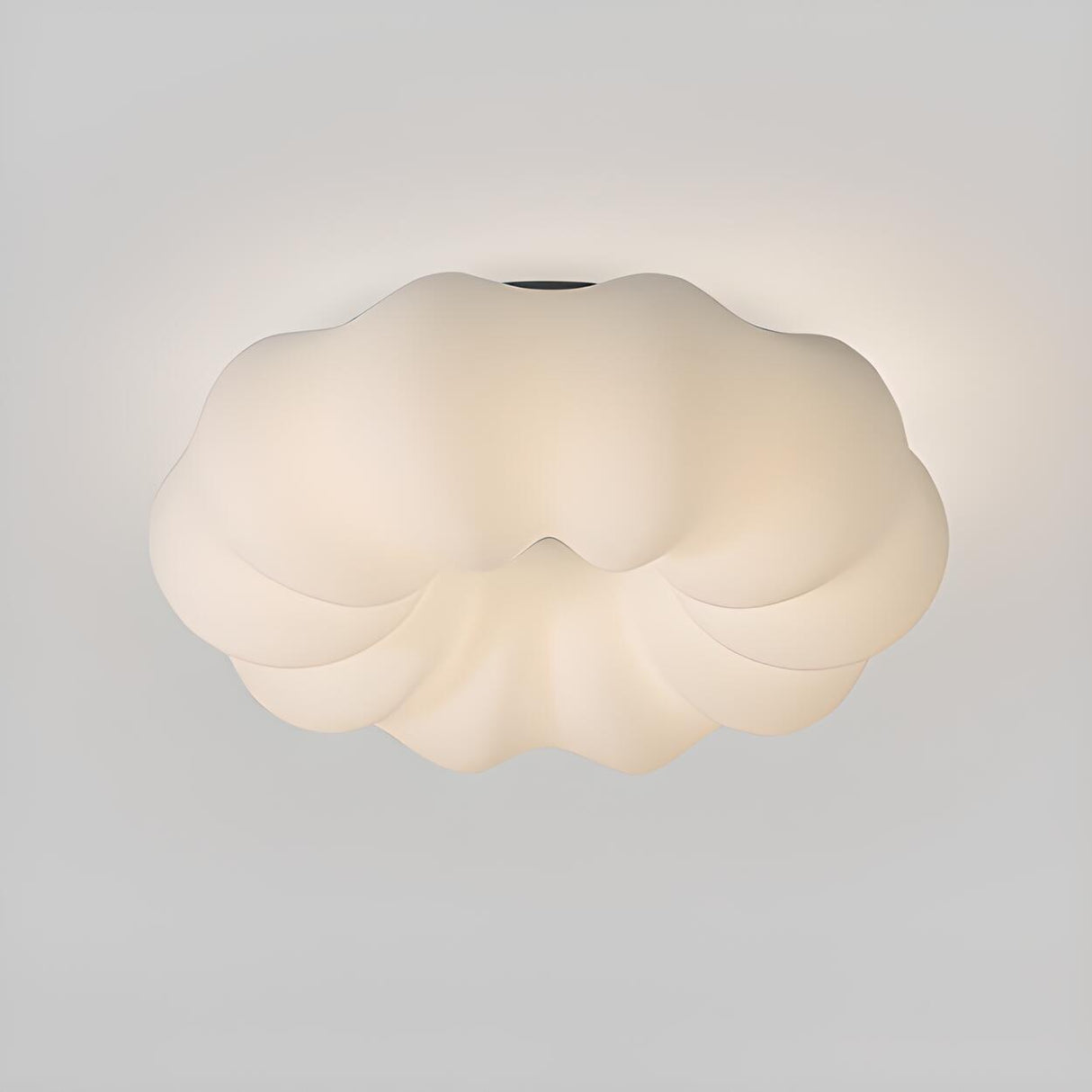 Bedroom Cloud White LED Flush Mount Ceiling Light Image - 6