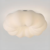 Bedroom Cloud White LED Flush Mount Ceiling Light Image - 8