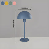 Bedroom Contemporary Simple Dome Metal Table Lamp #size