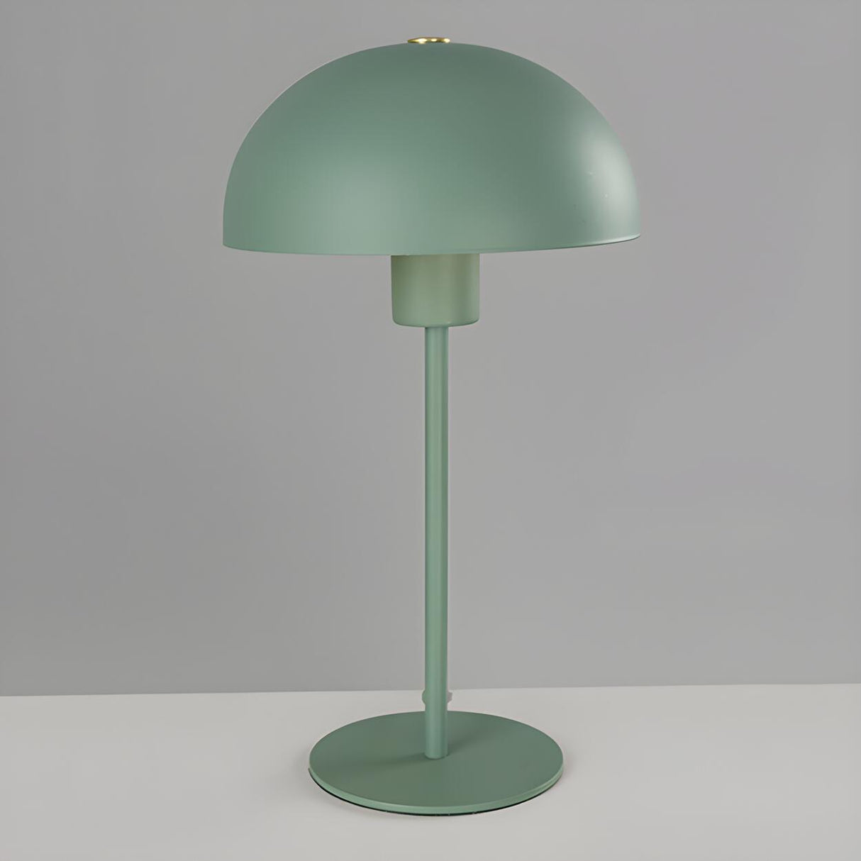 Bedroom Contemporary Simple Dome Metal Table Lamp Image - 6