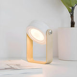 Bedroom Creative Portable Foldable LED Round Table Lamp Image - 1