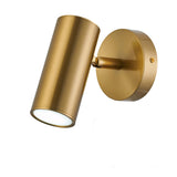 Bedroom Cylinder Adjustable Metal LED Wall Light Image - 6