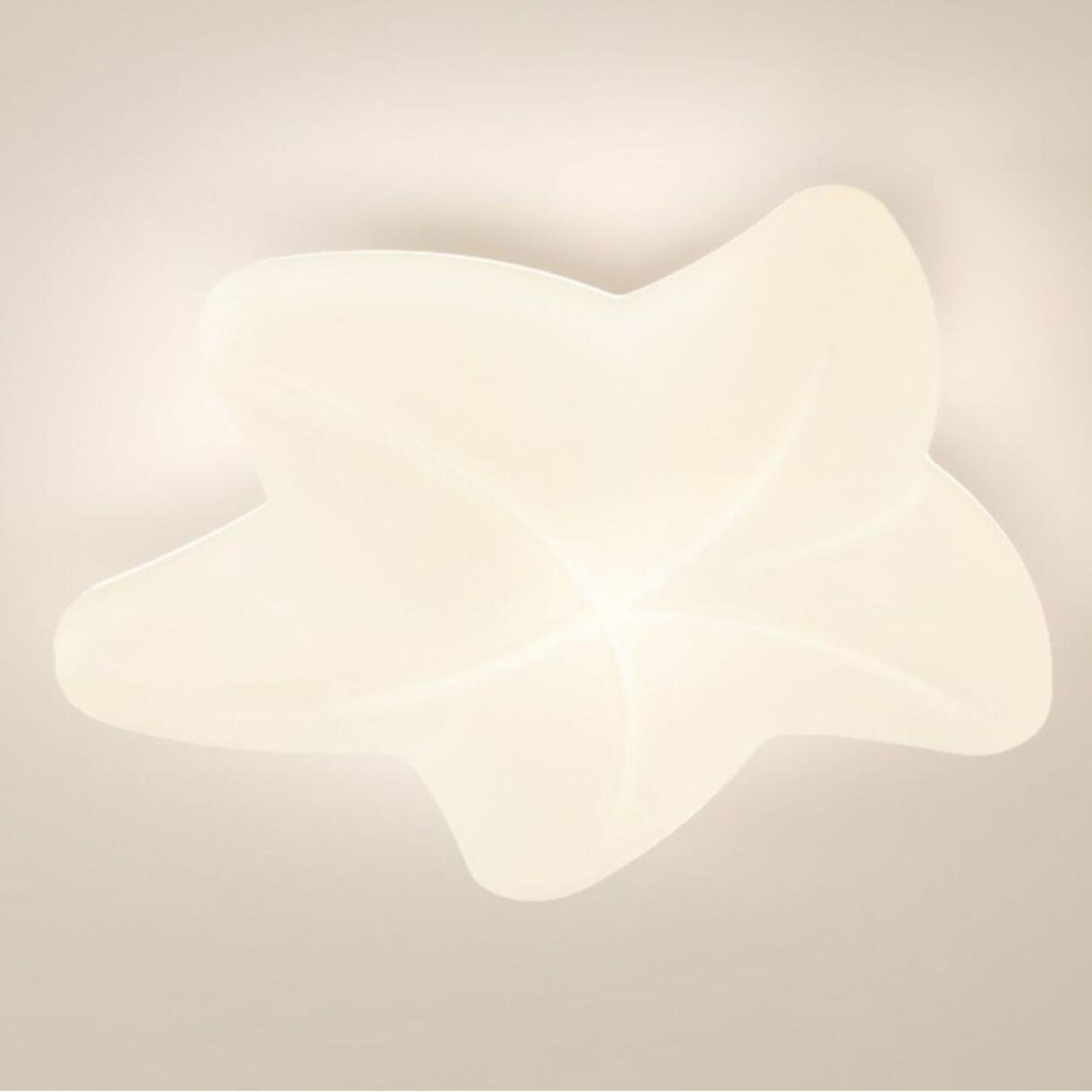 Bedroom Dreamy White Star Flush Mount Ceiling Light Image - 7