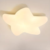 Bedroom Dreamy White Star Flush Mount Ceiling Light Image - 8