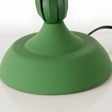 Bedroom Elegant Green Tulip Flower Glass Table Lamp Image - 12