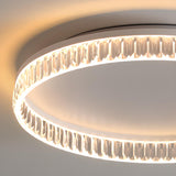 Bedroom Gold Circular LED Flush Mount Ceiling Light  Image - 15