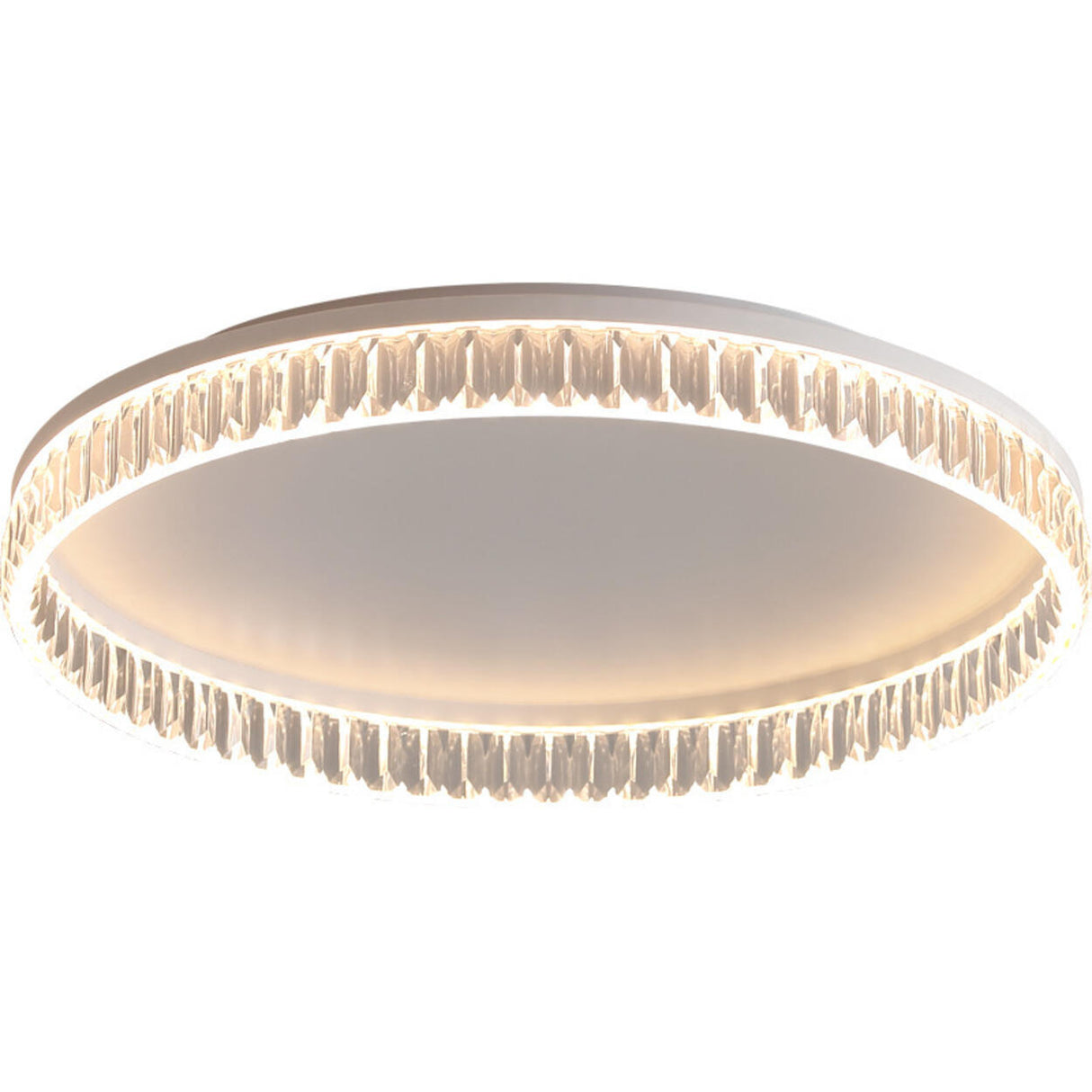 Bedroom Gold Circular LED Flush Mount Ceiling Light  Image - 5