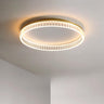 Bedroom Gold Circular LED Flush Mount Ceiling Light  Image - 9