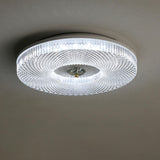 Bedroom Gold Round LED Flush Mount Ceiling Fixture Image - 24