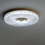 Bedroom Gold Round LED Flush Mount Ceiling Fixture Image - 31