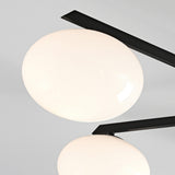 Bedroom Large Sputnik Ball Semi-Flush Mount Lamp 3-Lamp Image - 13