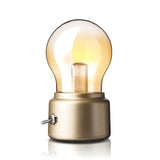 Bedroom Mini Bulb Glass Table Lamp with Rotary Switch Image - 3