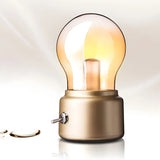 Bedroom Mini Bulb Glass Table Lamp with Rotary Switch Image - 8