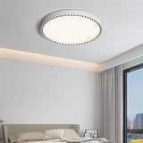 Bedroom Minimalist Black Square Flush Mount Light Image - 8