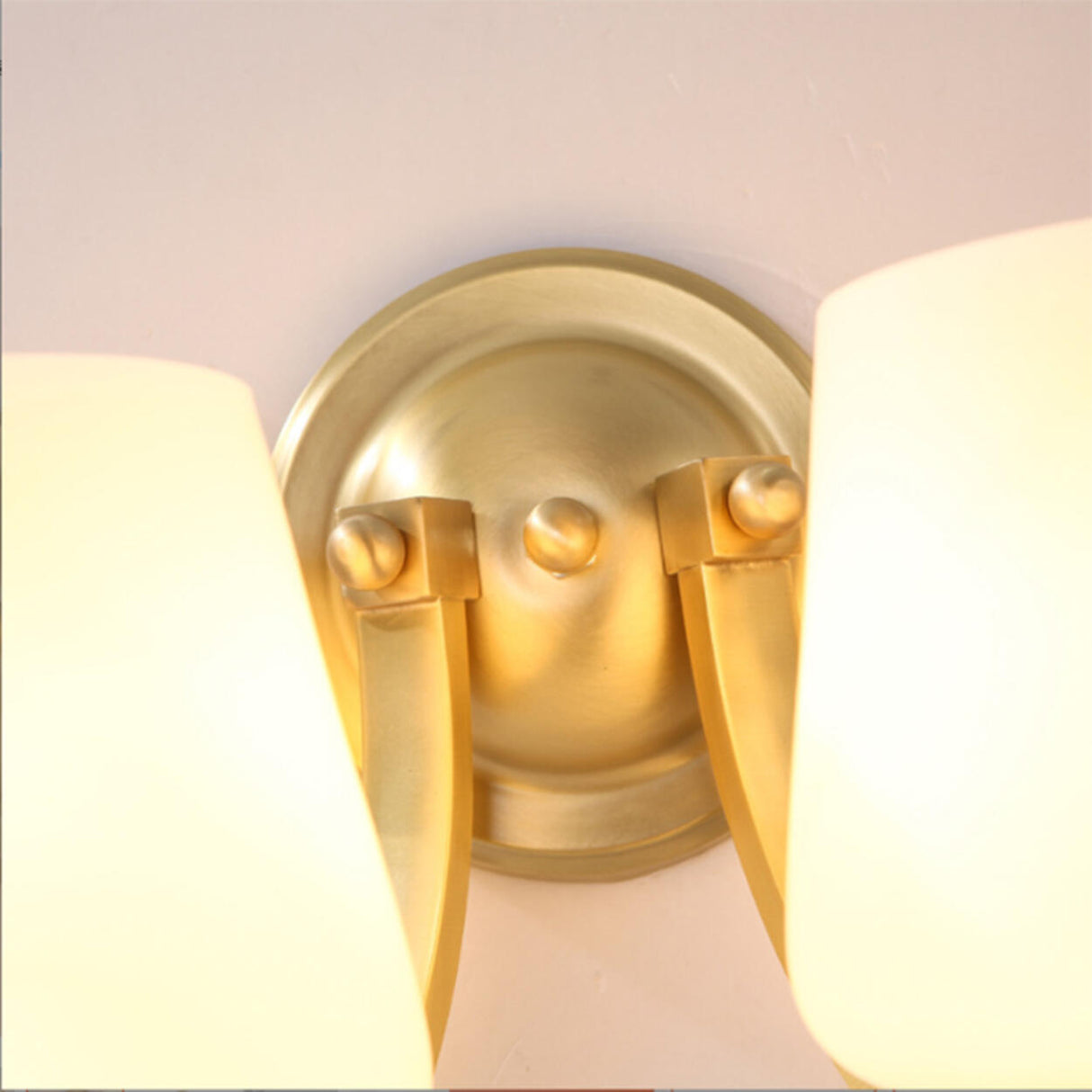 Bedroom Minimalist Gold Faceted Globe Wall Sconce Image - 17