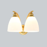 Bedroom Minimalist Gold Faceted Globe Wall Sconce Image - 22