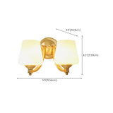 Bedroom Minimalist Gold Faceted Globe Wall Sconce Image - 31