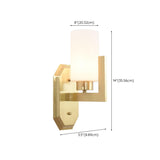 Bedroom Minimalist Gold Faceted Globe Wall Sconce Image - 36