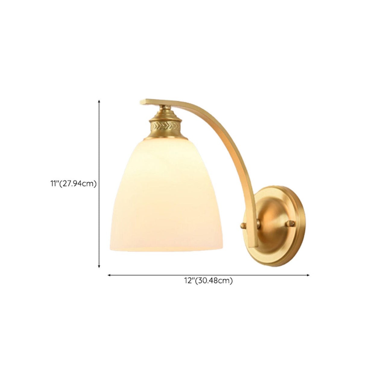 Bedroom Minimalist Gold Faceted Globe Wall Sconce Image - 42