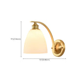 Bedroom Minimalist Gold Faceted Globe Wall Sconce Image - 42