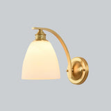 Bedroom Minimalist Gold Faceted Globe Wall Sconce Image - 7