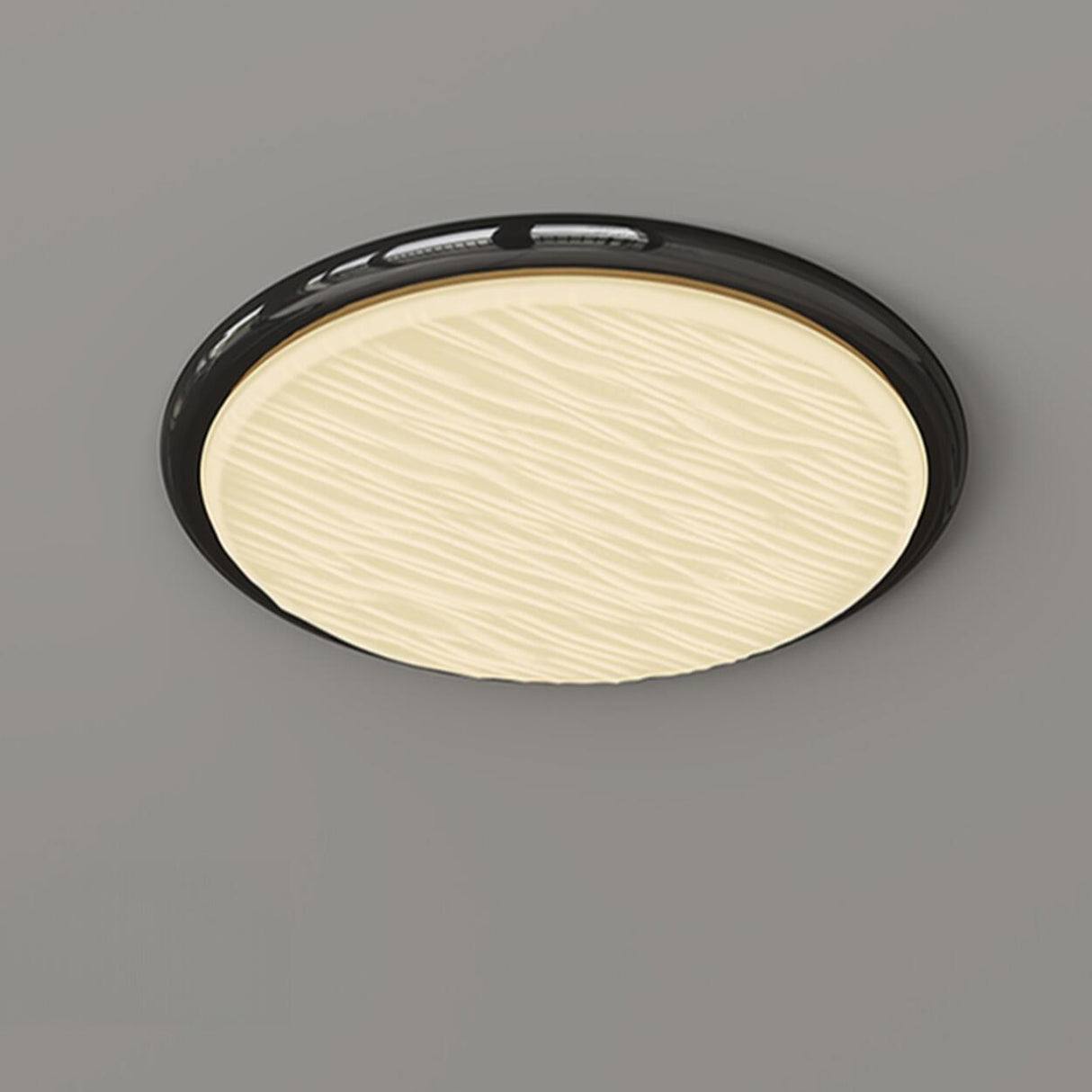 Bedroom Minimalist Round LED Flush Mount Ceiling Light Image - 15