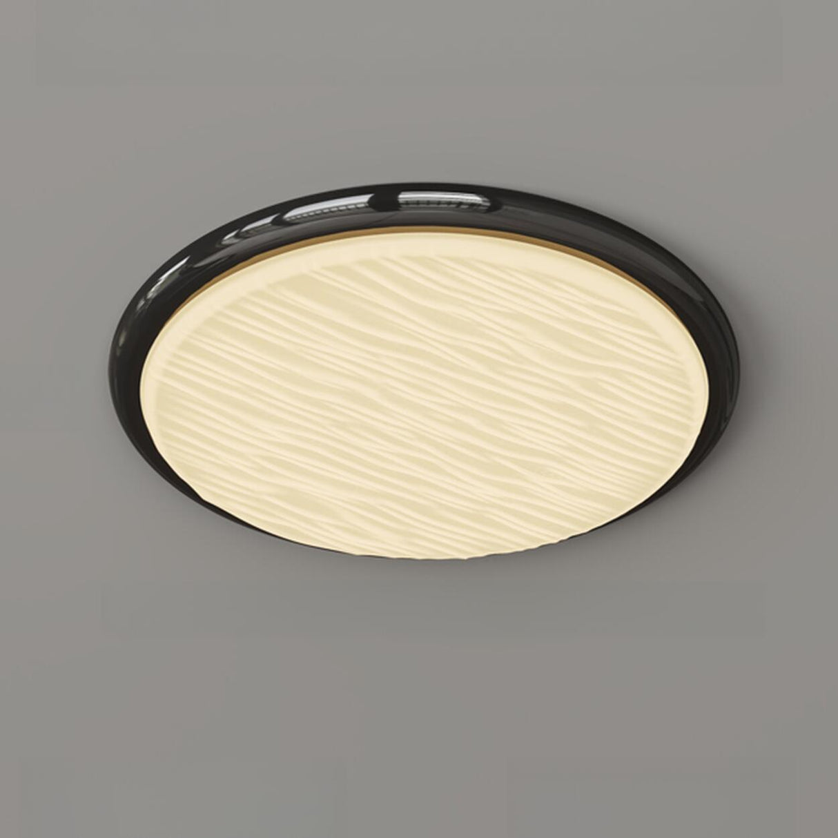 Bedroom Minimalist Round LED Flush Mount Ceiling Light Image - 16