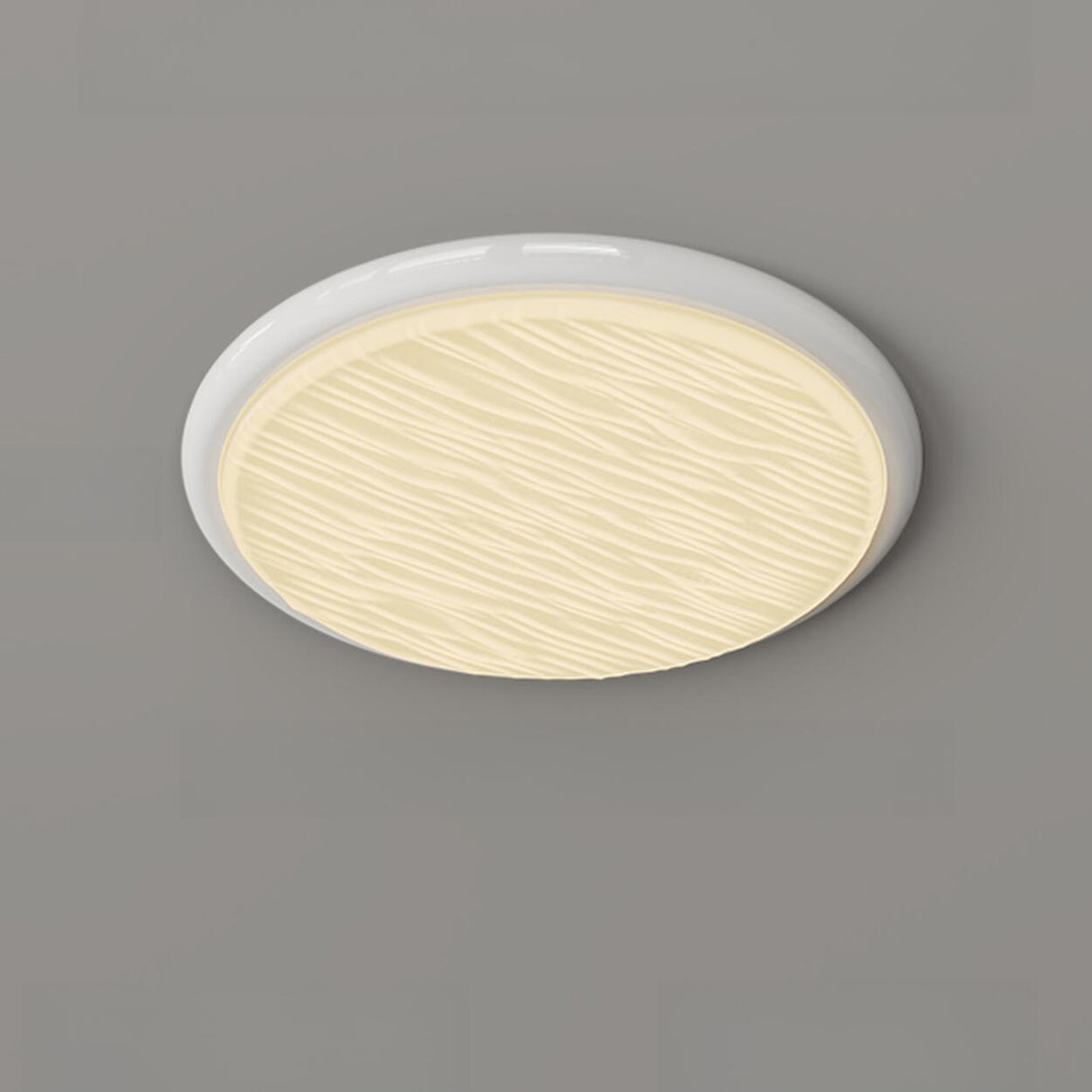 Bedroom Minimalist Round LED Flush Mount Ceiling Light Image - 2