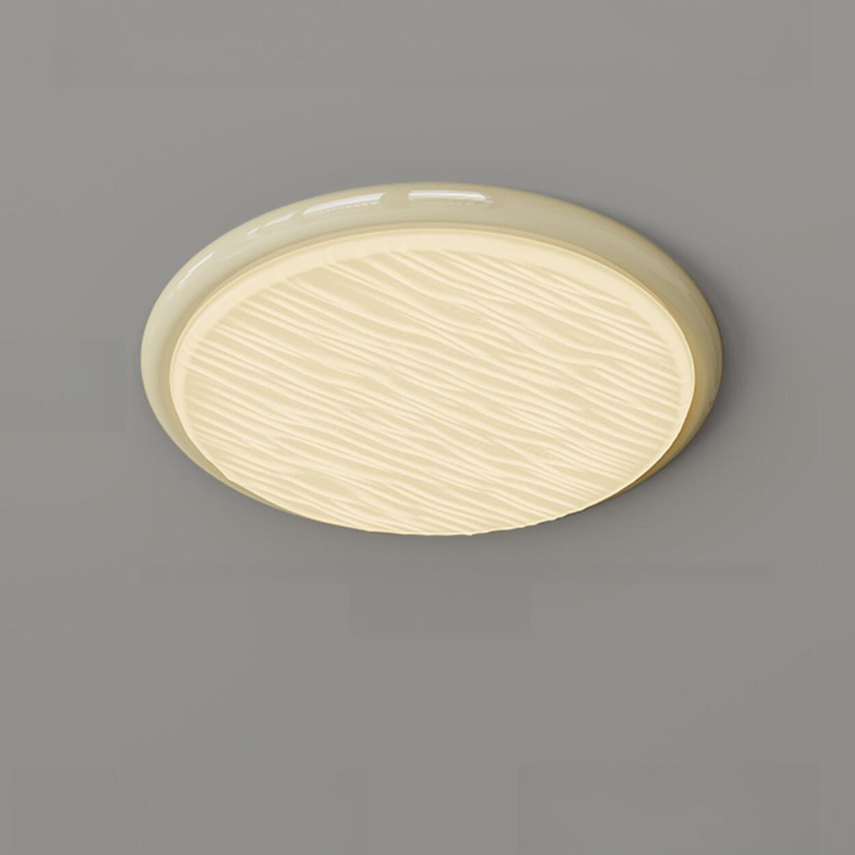 Bedroom Minimalist Round LED Flush Mount Ceiling Light Image - 7