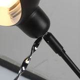 Bedroom Minimalist Sliver Adjustable Metal Table Lamp Image - 10