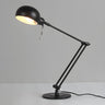 Bedroom Minimalist Sliver Adjustable Metal Table Lamp Image - 6